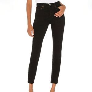 RE/DONE High Rise Ankle Crop Jeans